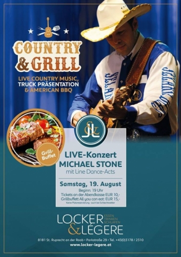 Locker Leger Sa 19.8.17 mit Country und AD klein Infos +436644512100